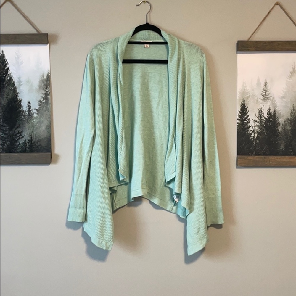 Teal sweater